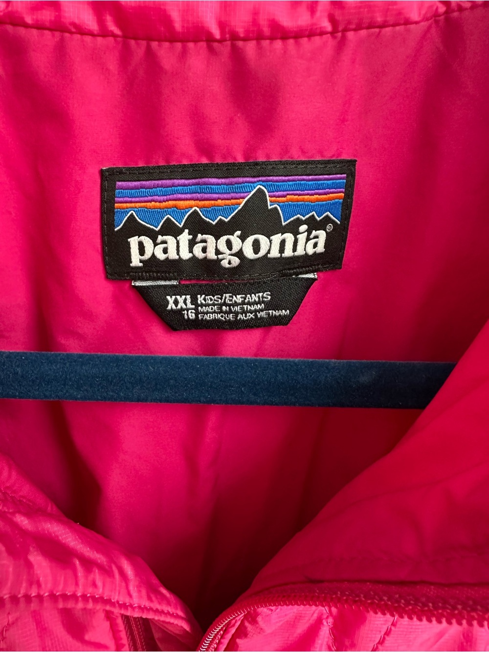 Patagonia Kids Quilted Jacket - Bright Pink Size XXL/16 - Picture 3 of 4